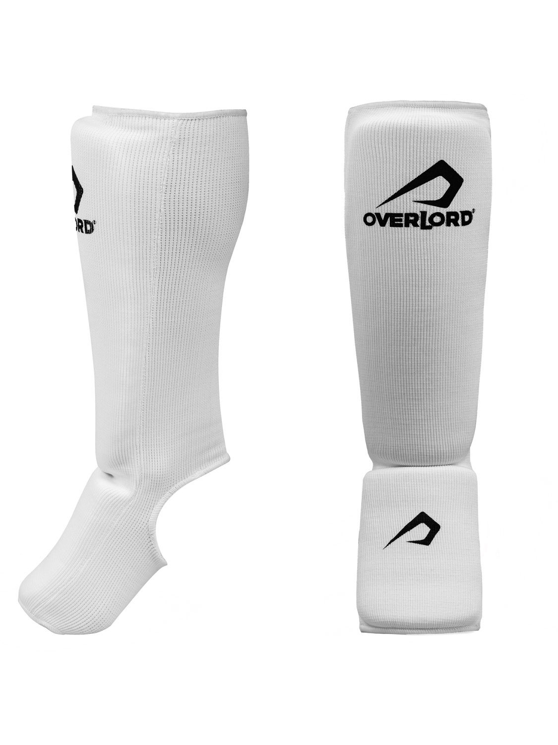 Overlord Ochraniacze Piszczeli Elastyczny Biały